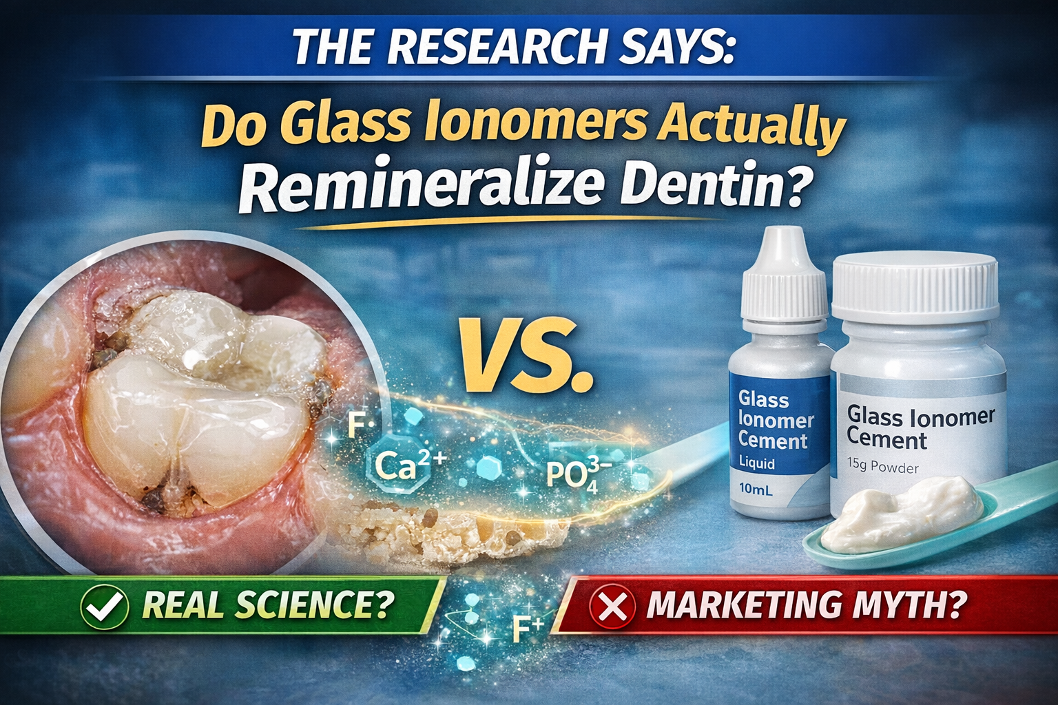 Evidence-based analysis of glass ionomer restorations and dentin remineralization in restorative dentistry